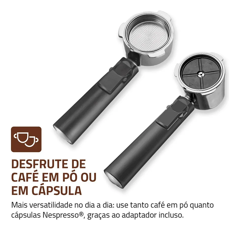Cafeteira Espresso Automática Mondial Dolce Latte - 4